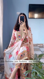 প্রিমিয়াম দুবাই সিল্ক ফেব্রিক্স থ্রি-পিস