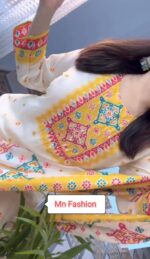 মসলিন কটন ফেব্রিকস থ্রি-পিস - Image 5