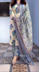 চায়না সফট লিলেন কটন ফেব্রিকস থ্রি-পিস - Image 4