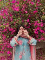 Serene Blue Floral — গ্রীষ্মের দিনে নিজেকে ফ্রেশ এবং এলিগেন্ট লুকে সাজাতে ট্রাই করুন এই চমৎকার ৩-পিস সেটটি। - Image 6